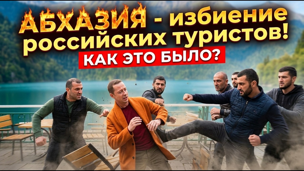 #АБХАЗИЯ -избиение российских туристов! Как это было?  #всеосочи