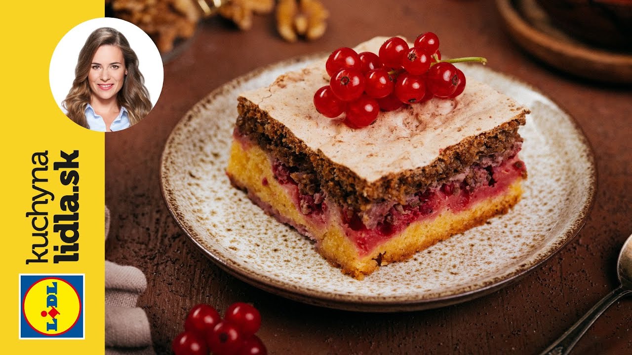 Tradičný ríbezľový koláč s orechovým snehom 🍰 | Veronika Bušová | Kuchyňa Lidla