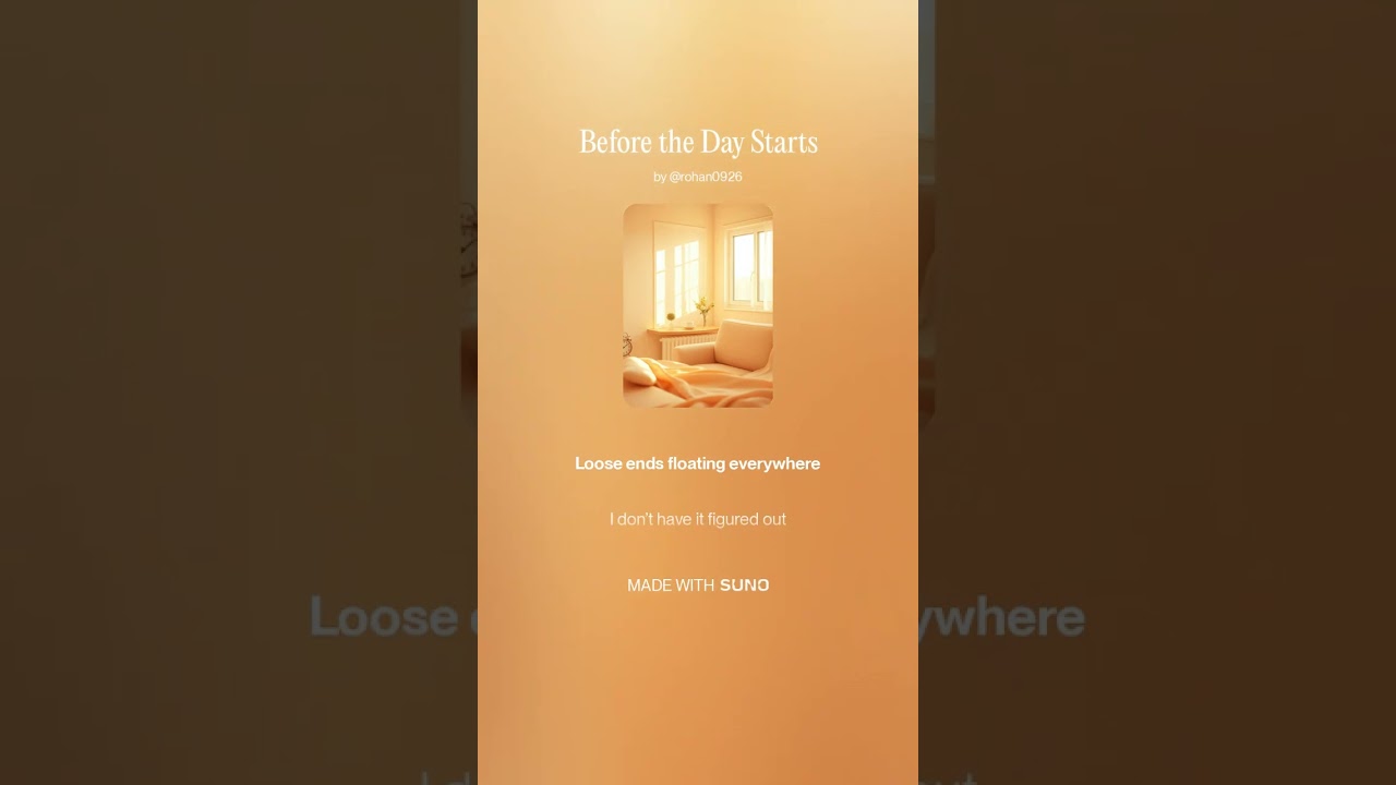 Before the Day Starts
