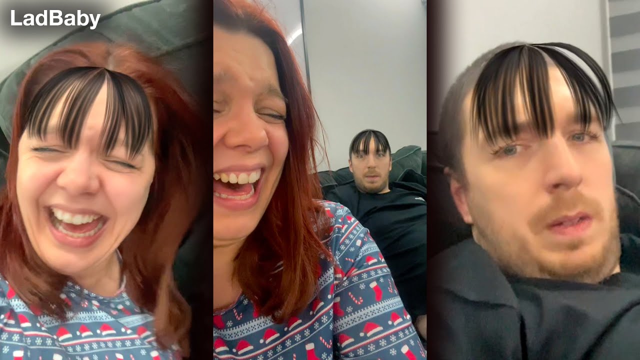 Когда мама не может перестать смеяться над папиной челкой 🤣