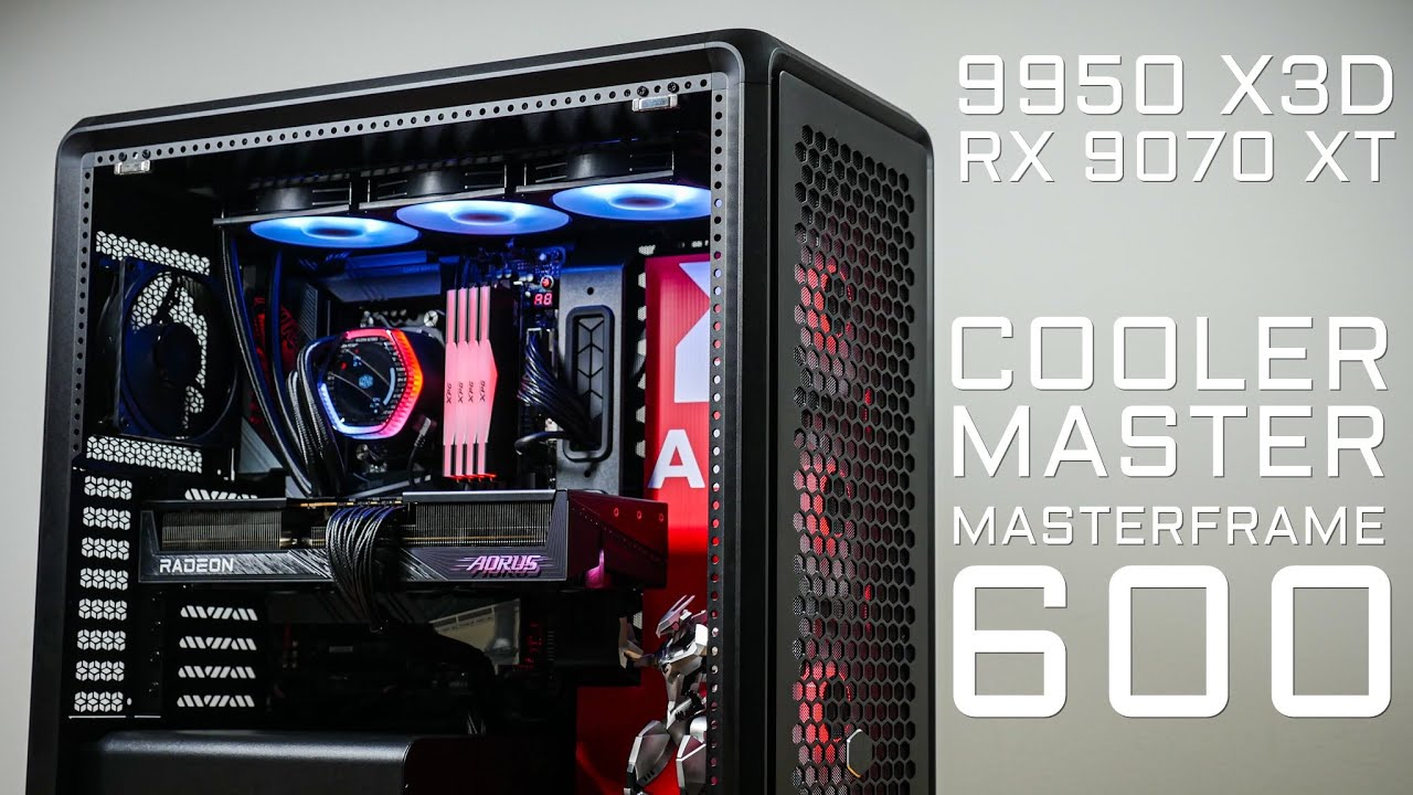 Ryzen 9 9950X3D | RX 9070 XT — ПОЛНОЦЕННАЯ СБОРКА ИГРОВОГО ПК НА AMD 2025 ГОДА в корпусе Cooler M...