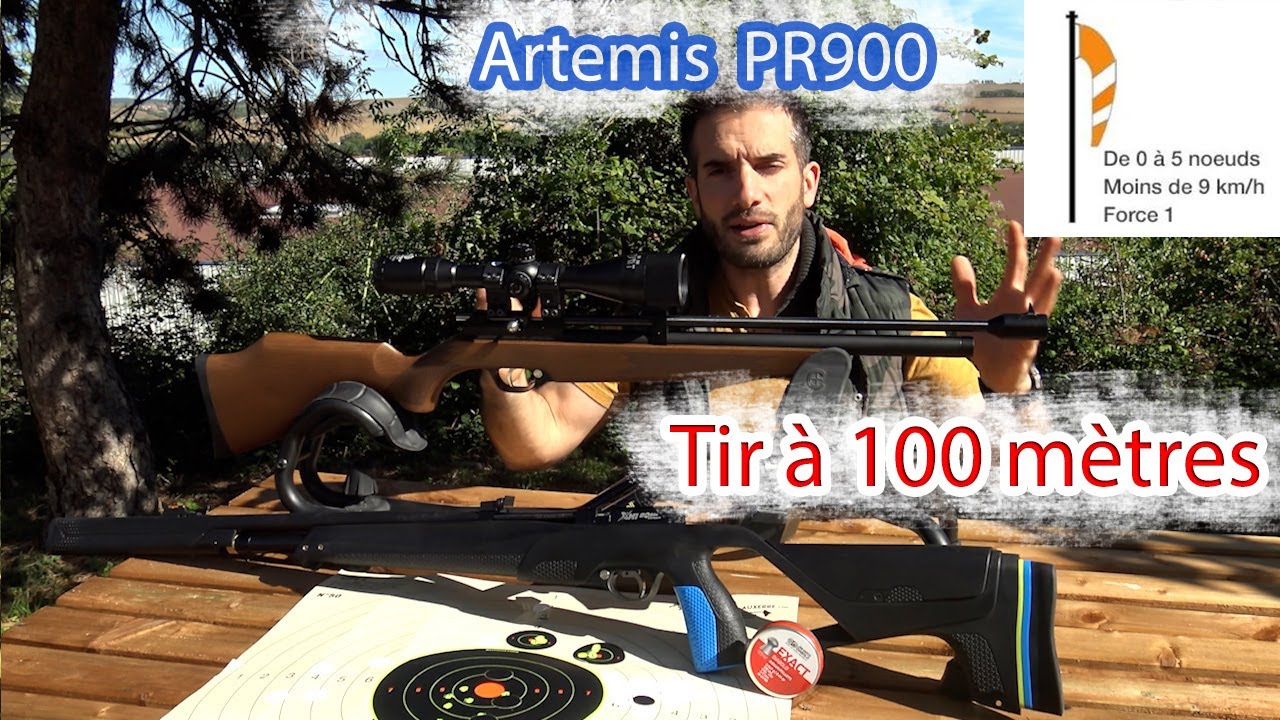 Artemis PR 900, la carabine PCP petit budget, tir à 100 mètres