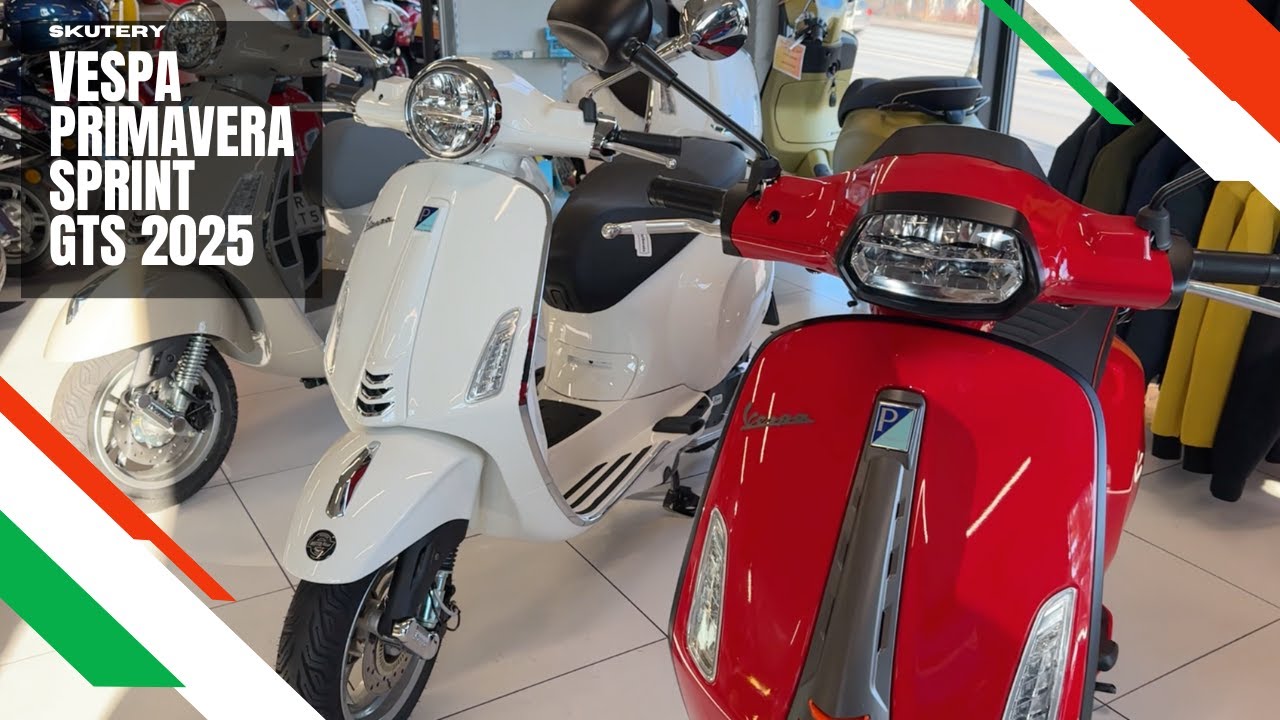 Vespa Sprint, Primavera czy GTS? Wiemy o nich wszystko! - Skutery Vespa 2025