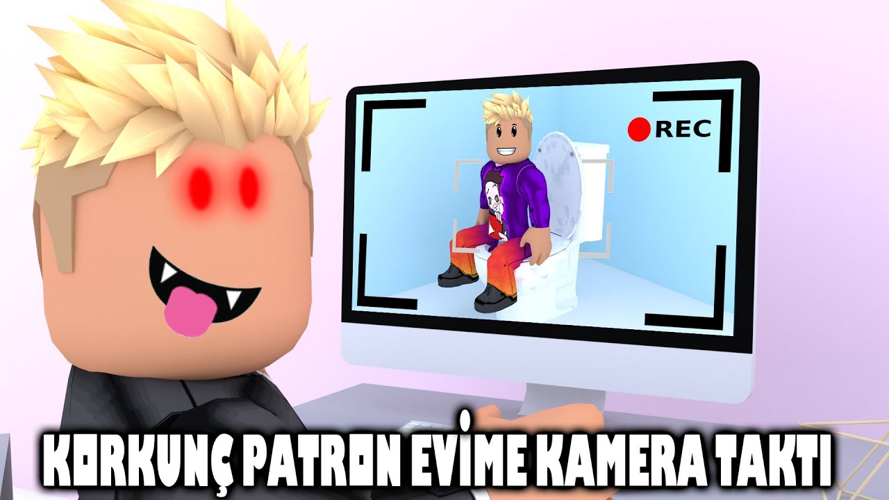 Korkunç Patron Evime Kamera Taktı Beni İzledi | Roblox Brookhaven