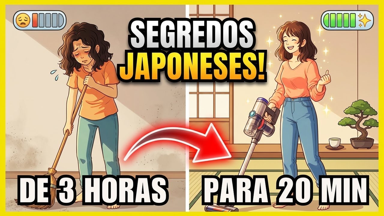 Revolução na Limpeza | Os HÁBITOS JAPONESES Que Eliminam o Cansaço da SUA ROTINA!