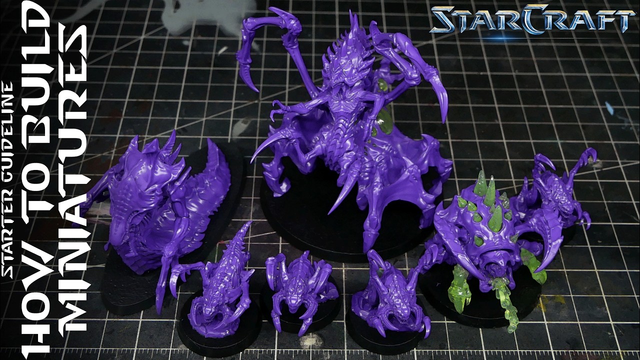 STARCRAFT TMG: Starter guideline - How to build miniatures [german]