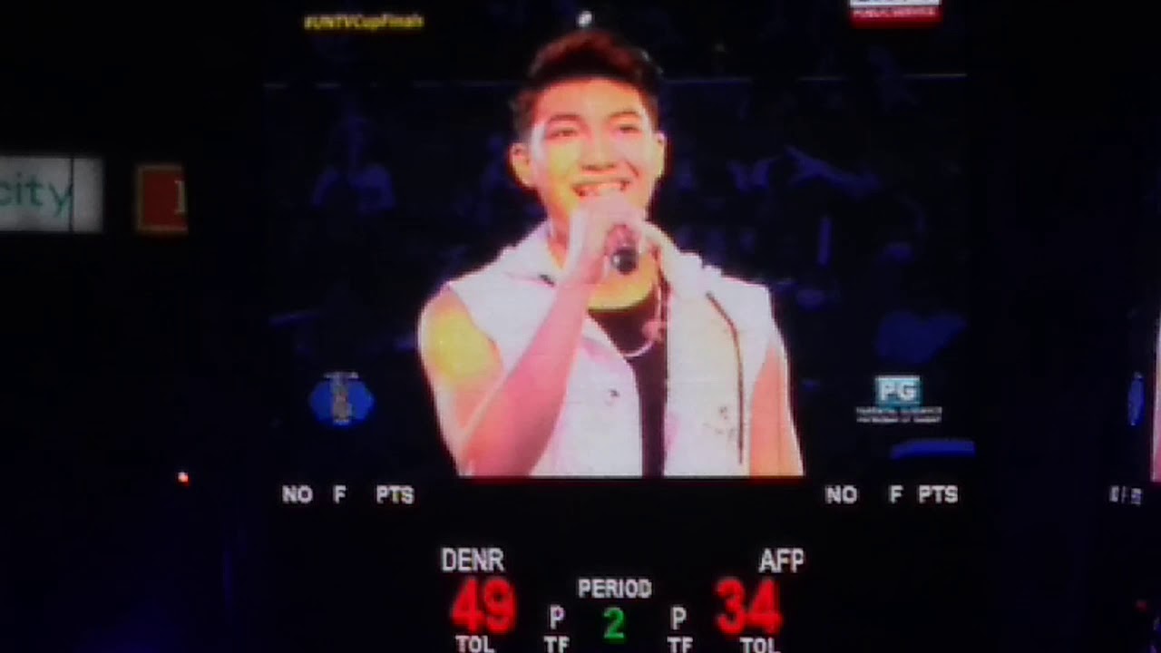 Darren Espanto Performs half time of #UNTVCupFinals at Smart Araneta Coliseum