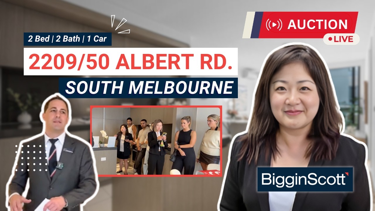 Live Auction @ 2209/50 Albert Road, South Melbourne