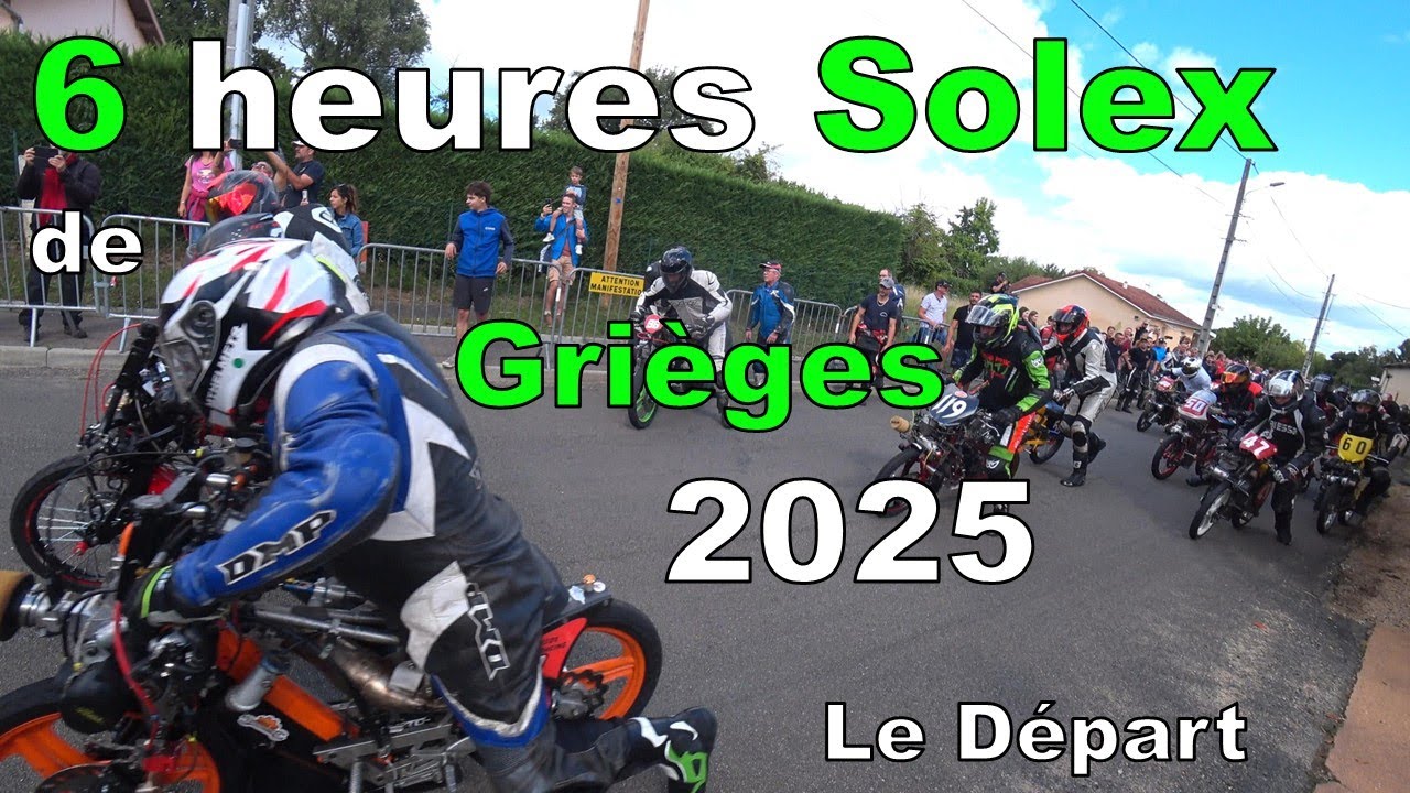 6 heures Solex de Grièges 2025 🇫🇷 - Le Départ - Lord Authentic | #Solex