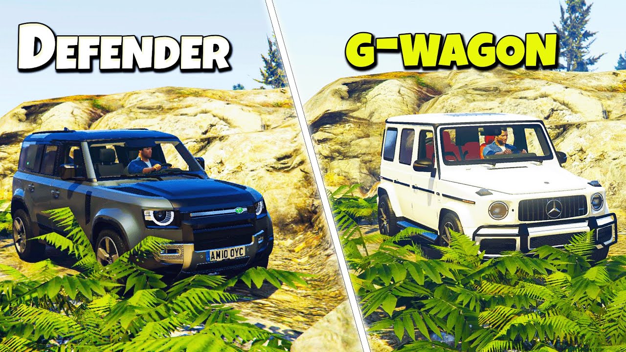 Mercedes G-Wagon vs Land Rover Defender 😳 GTA 5 Indian Off-Road Challenge 2025 | Extreme Test