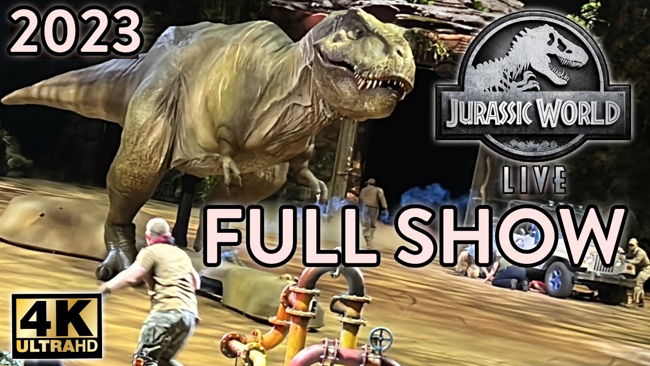 [4K] 🦖 Jurassic World Live Tour 2023 Full Show & Merch #jurassicworld