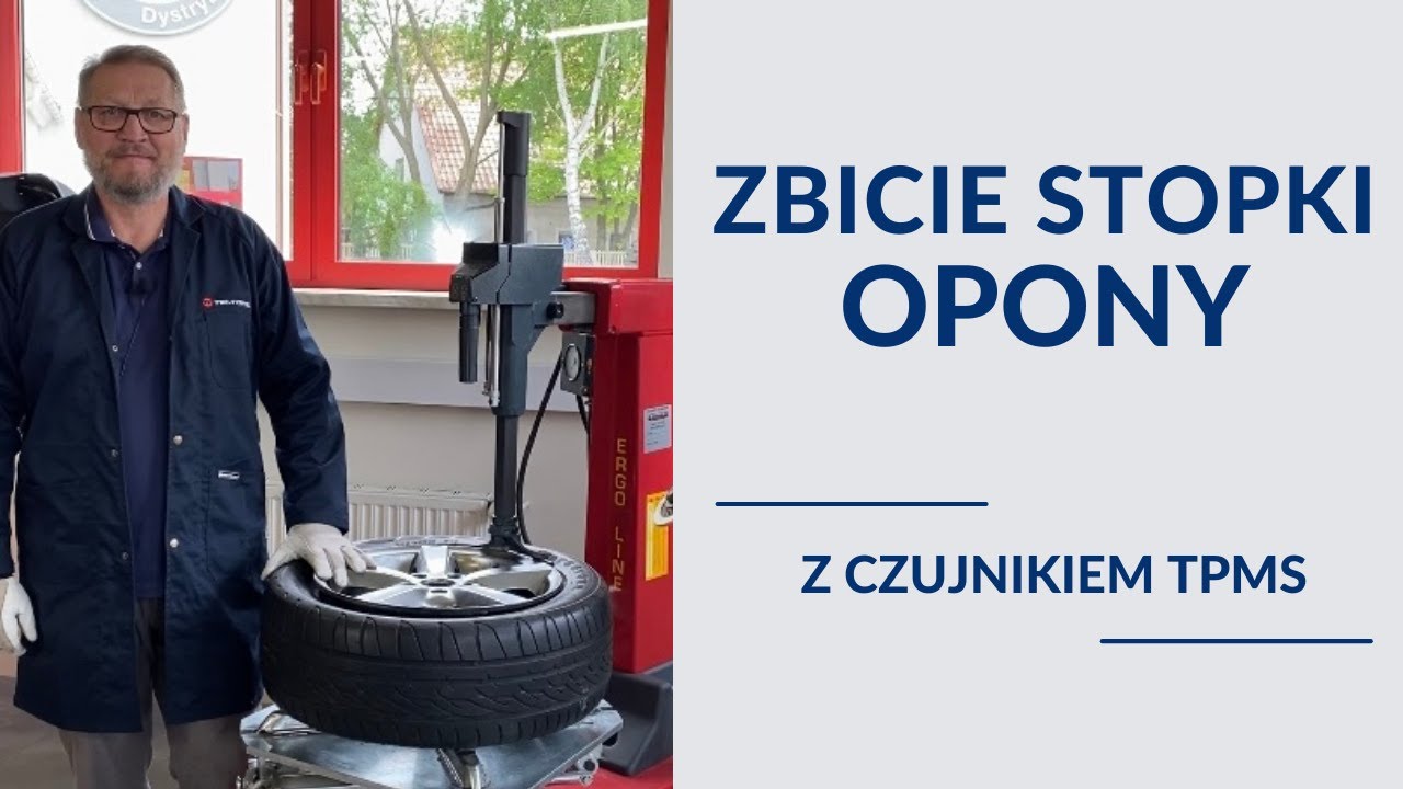 Poprawne zbicie stopki opony z czujnikiem TPMS