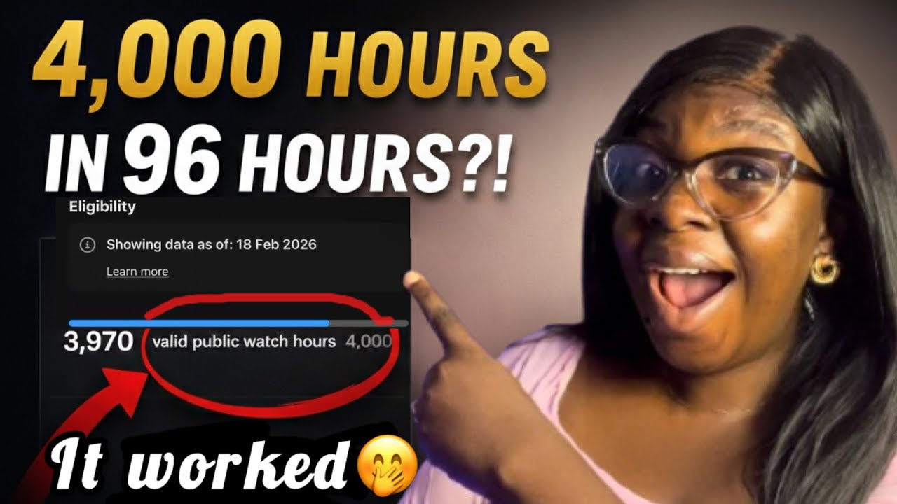 GOOD NEWS YouTubers! 4,000 Watch Hours Just Got Easier 🎉