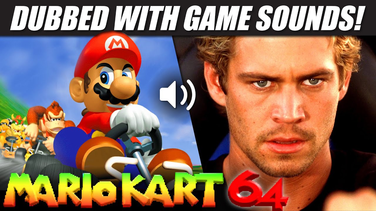 ‘The Fast and the Furious’ dubbed with MARIO KART 64 sounds! | RetroSFX