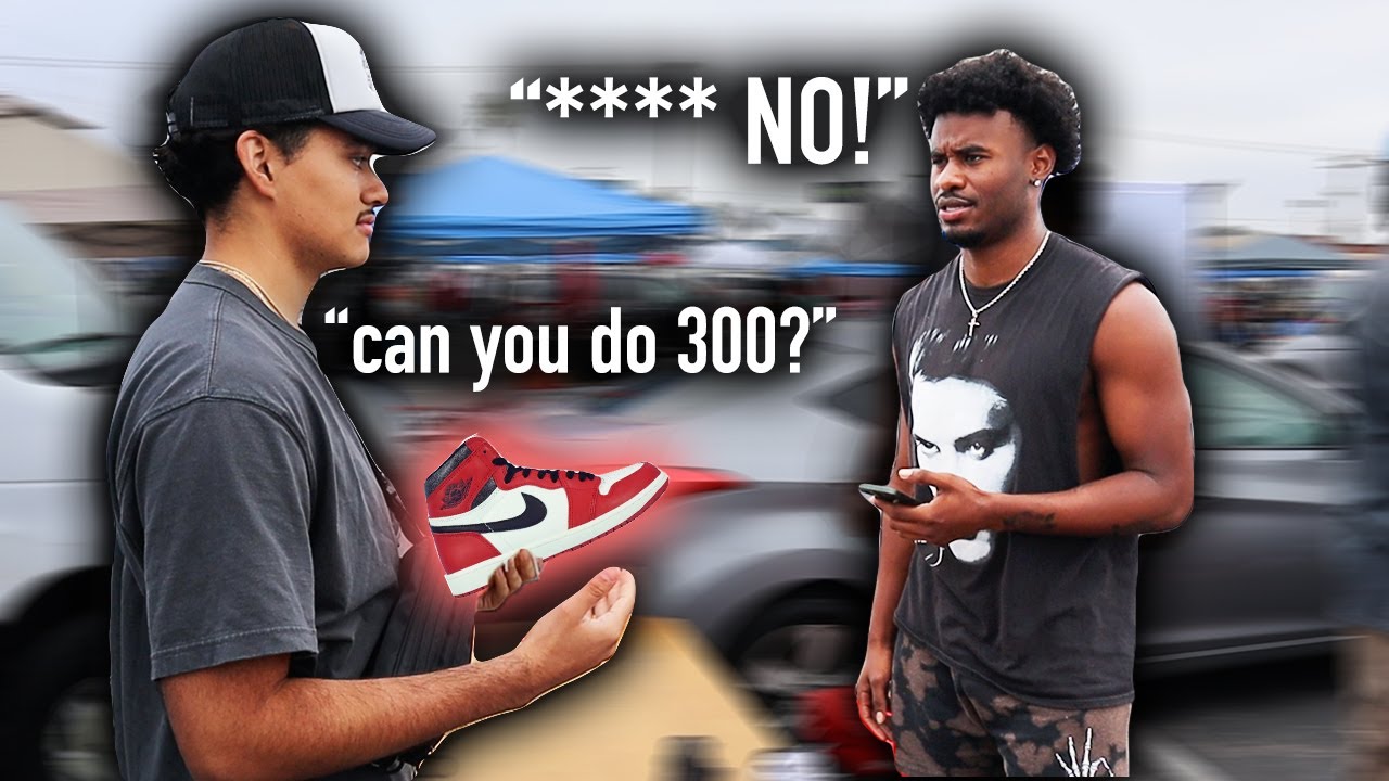 Negotiating And Buying 110 Pairs Of Sneakers To Resell At Kobey's Swap Meet