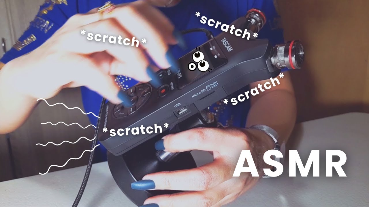 ASMR SCRATCHING THE WHOLE TASCAM - FAST & AGGRESSIVE (No Talking)
