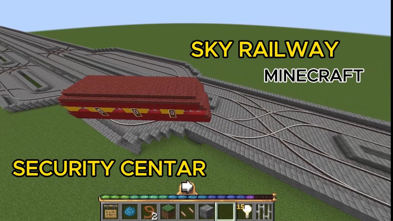 Minecraft SKY RAILROAD SECURITY CENTAR