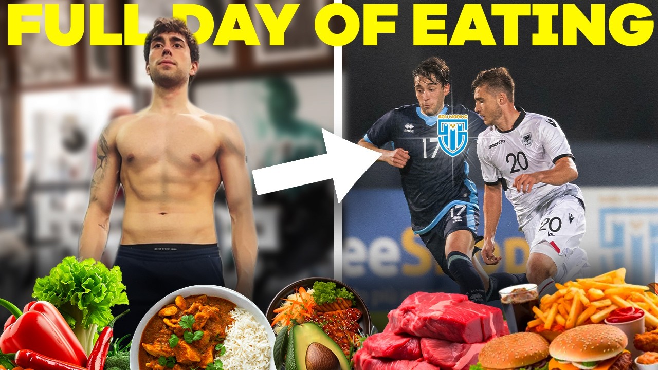 Ecco cosa MANGIA un CALCIATORE della NAZIONALE di SAN MARINO🇸🇲