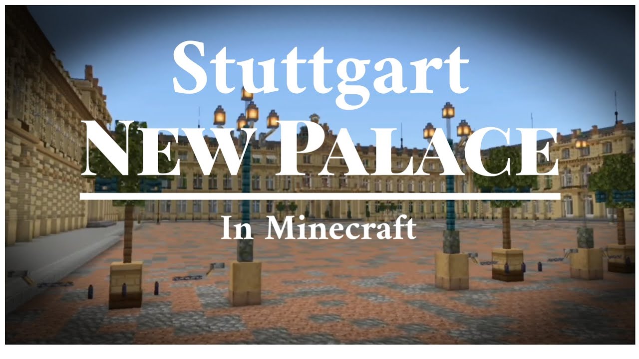 Stuttgart New Palace / Neues Schlos in Minecraft Bedrock