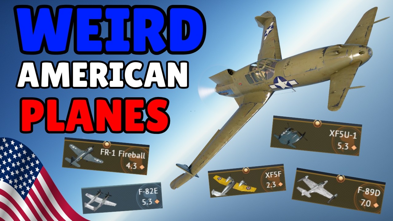 Weird American Planes In War Thunder!