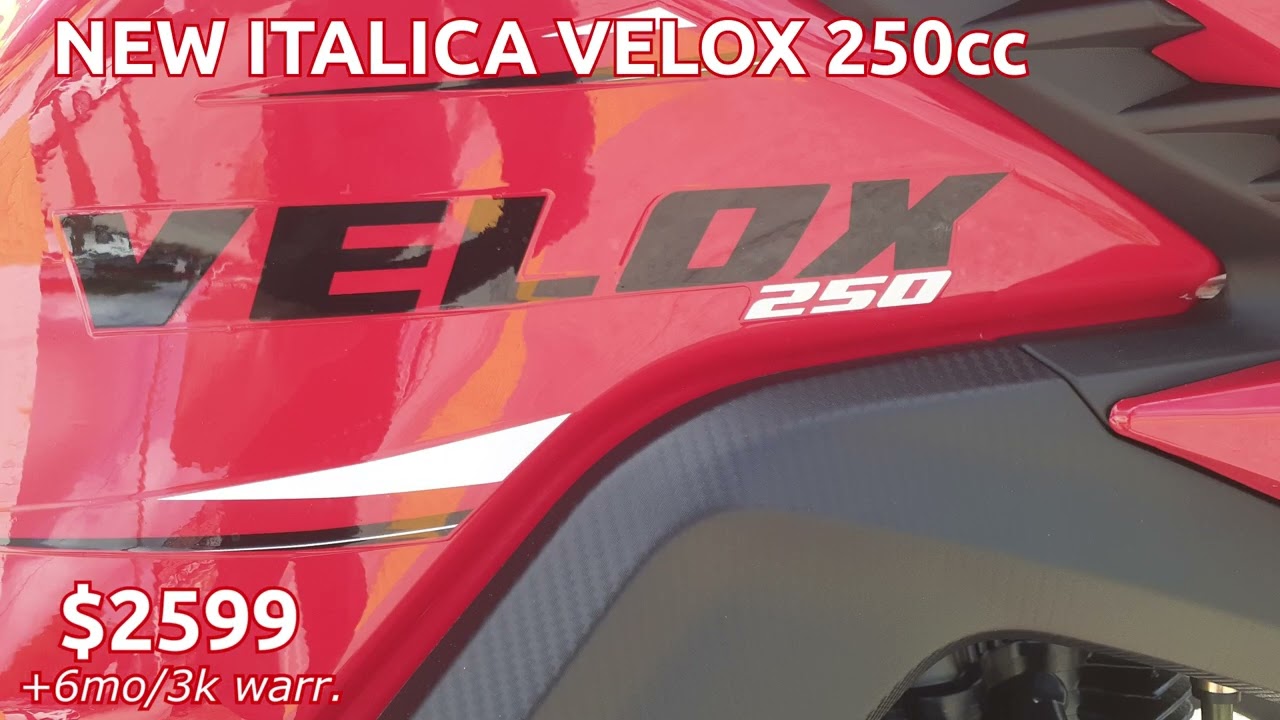 NOWY MOTOCYKL ITALICA VELOX 250 cm3