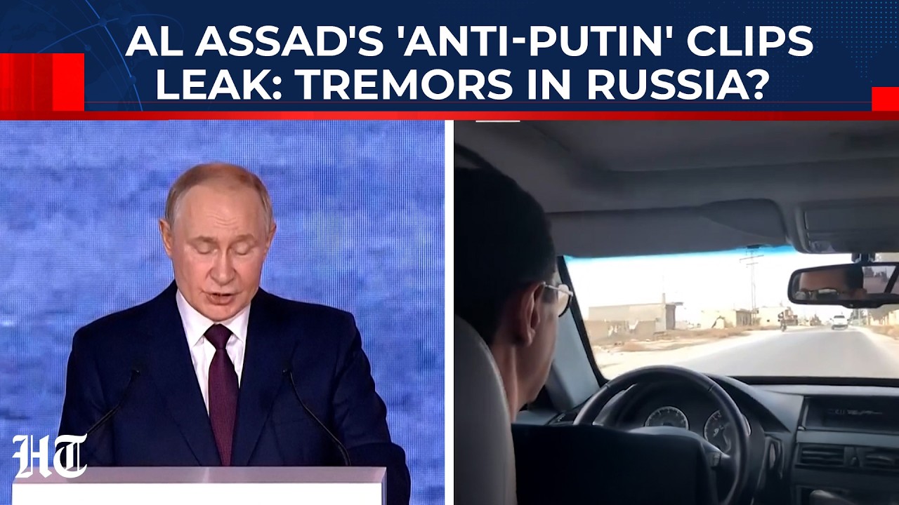 Wyciekły &bdquo;antyputinowskie&rdquo; klipy Al-Assada; były przyw&oacute;dca Syrii poczuje drżenie szukając schroni...