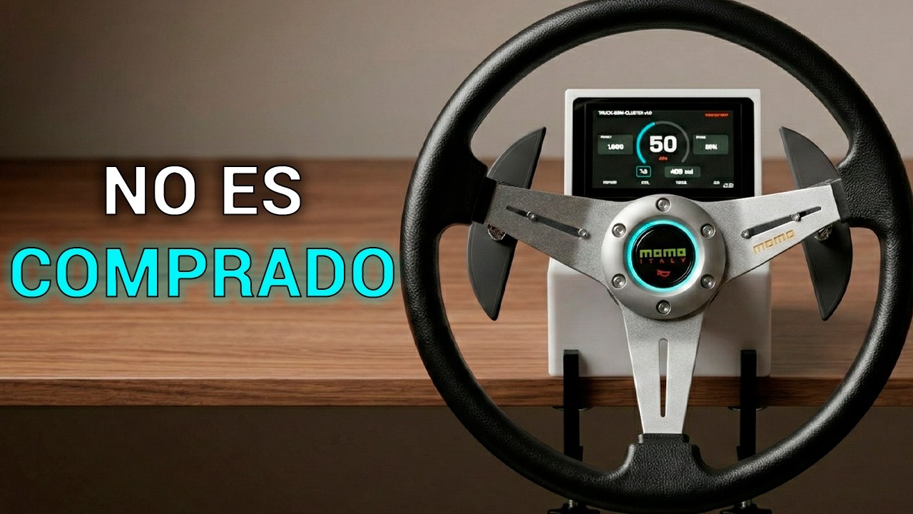 Hice un Volante Profesional y NO es comprado (SimRacing DIY)