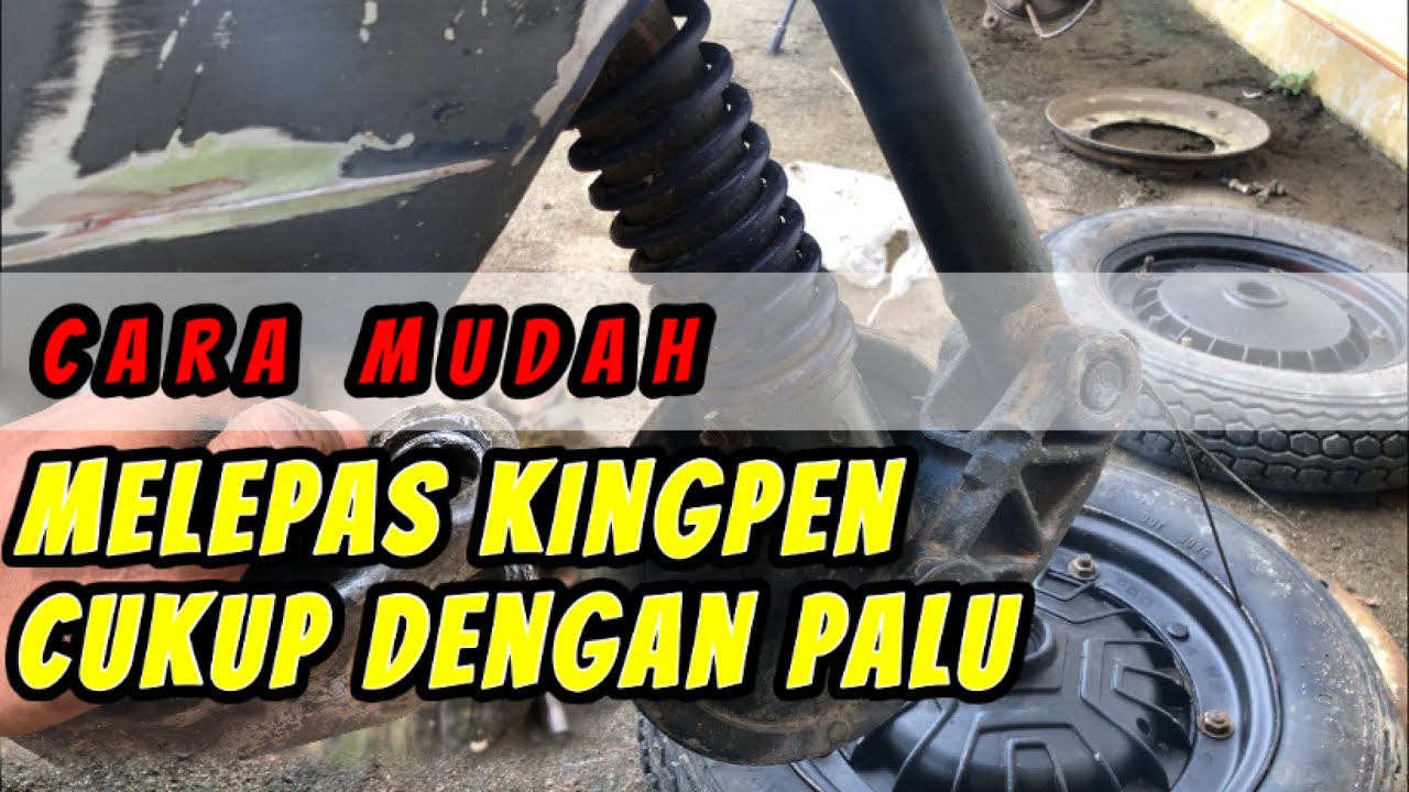 Cara Melepas kingpen vespa px/exclusive2