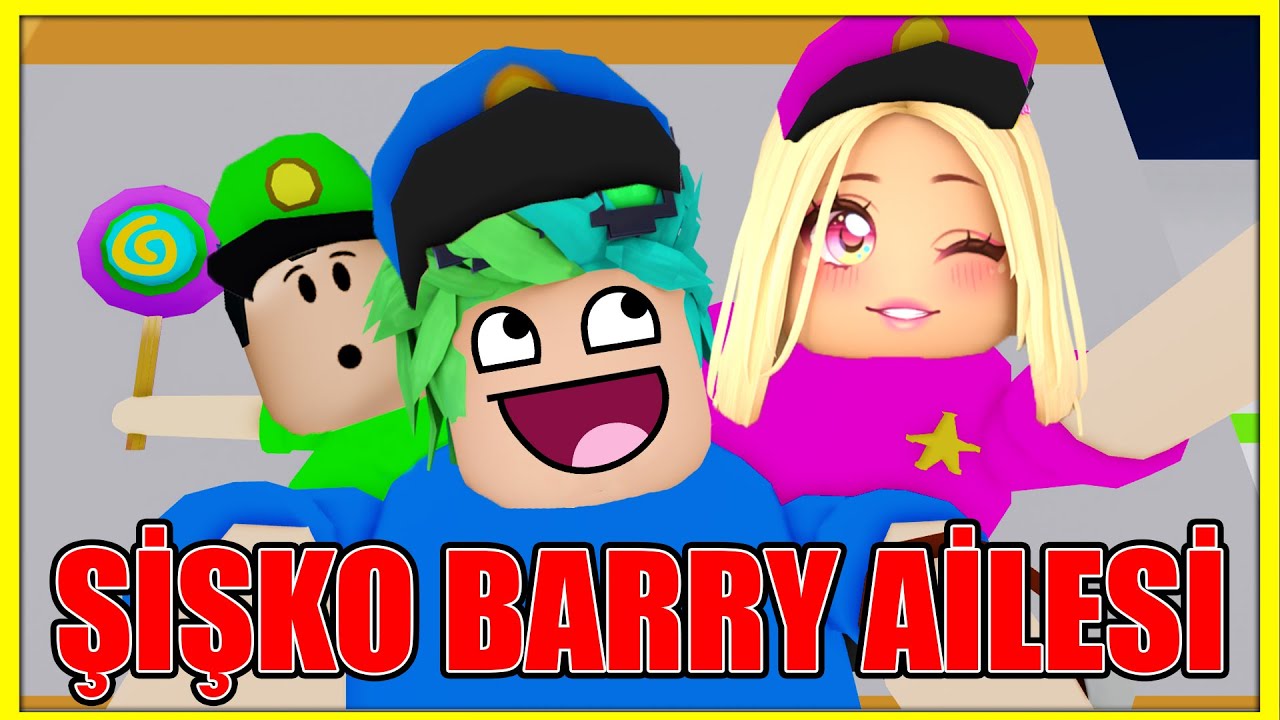 ŞİŞKO BARRY AİLESİNDEN KAÇIYORUZ 😂 ROBLOX Police Family Escape