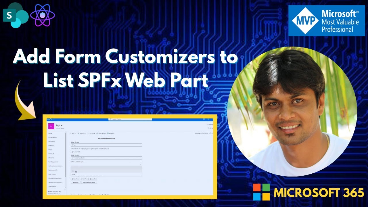 SPFx Web Part to Assign Custom Forms to SharePoint Lists