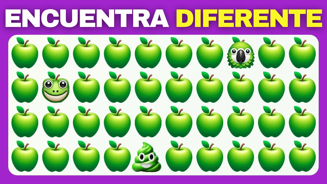 ¿Cuál Es El Diferente? Reto De Frutas Para Genios 🧠🥥🍍 | 10 Segundos Por Nivel