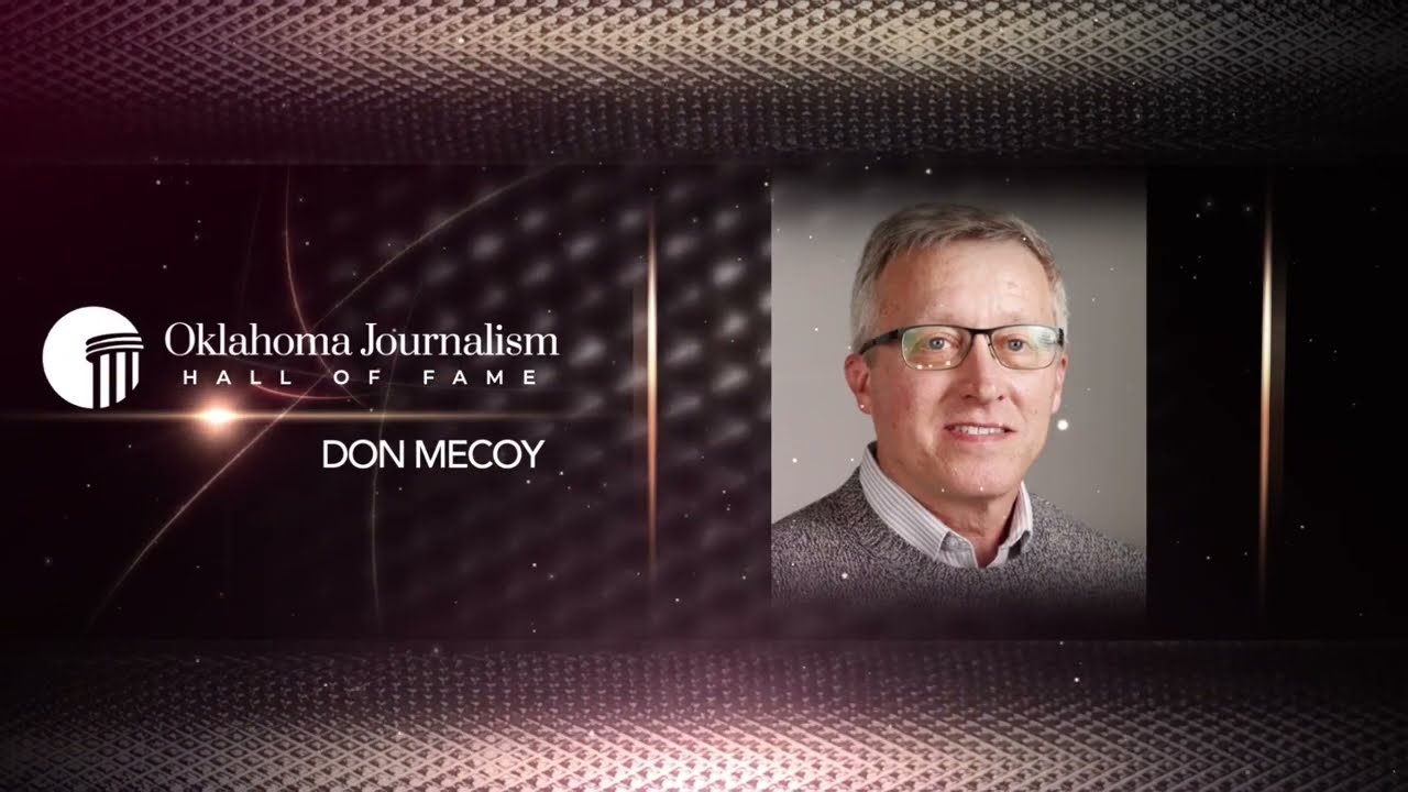 Oklahoma Journalism Hall of Fame 2023 - Don Mecoy