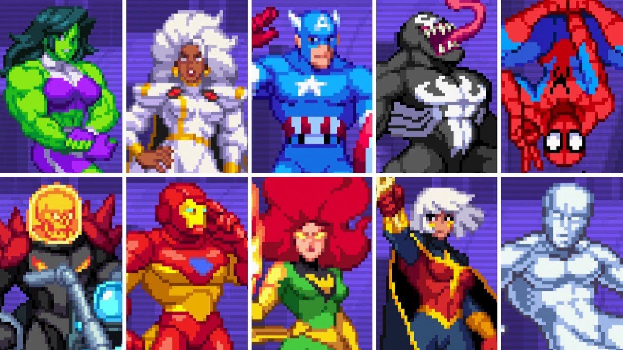 Космическое вторжение Marvel — все специальные приёмы и атаки персонажей