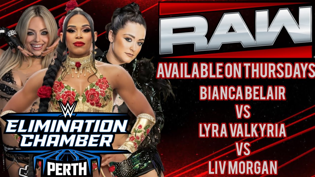 WWE 2K25 RAW: Bianca Belair VS Lyra Valkyria VS Liv Morgan (Elimination Chamber Qualifier)