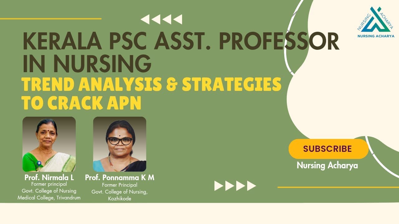 Assistant Professor in Nursing TREND ANALYSIS & STRATEGIES to Crack!!