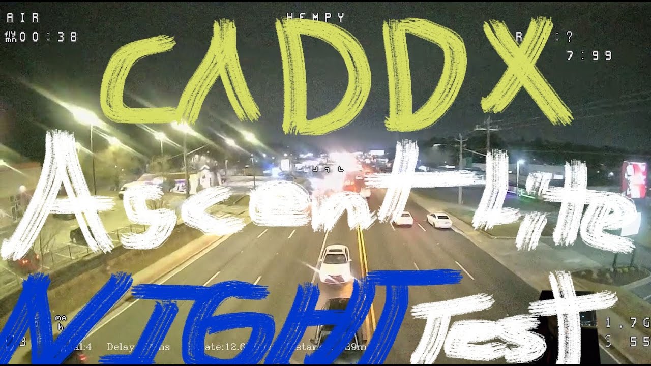 CADDX Ascent Night Flight test! #caddx #fpv #fpvdrone #drone #tinywhoop #microdrone #engineering