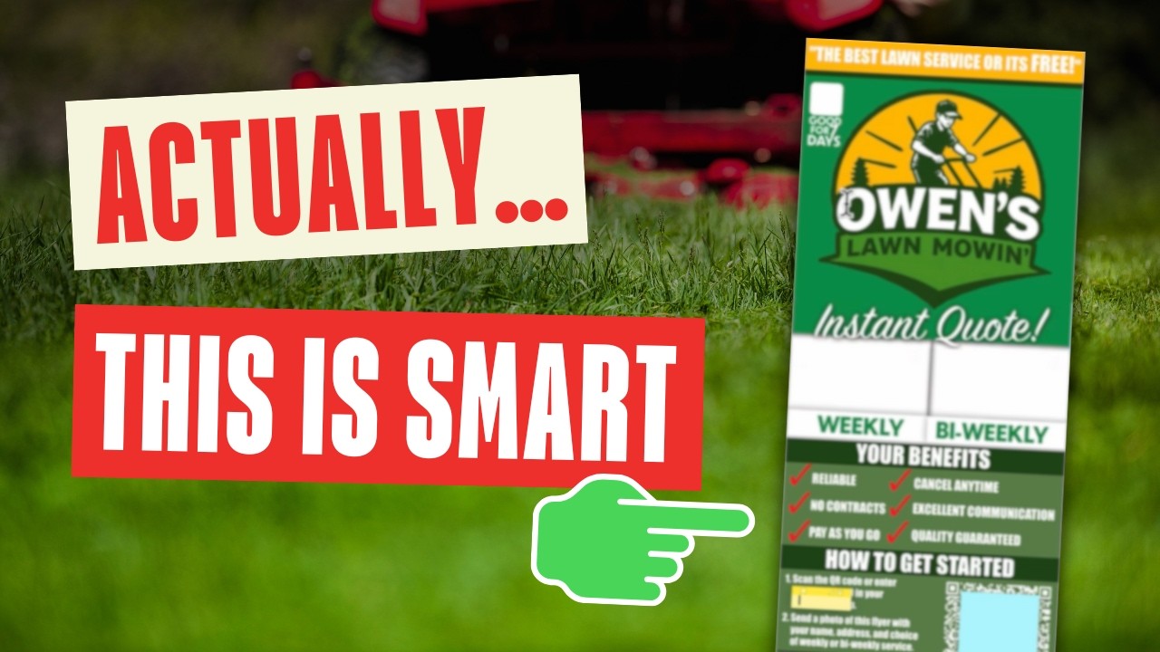 This Lawn Care Flyer Has One Brilliant Idea You Should Steal