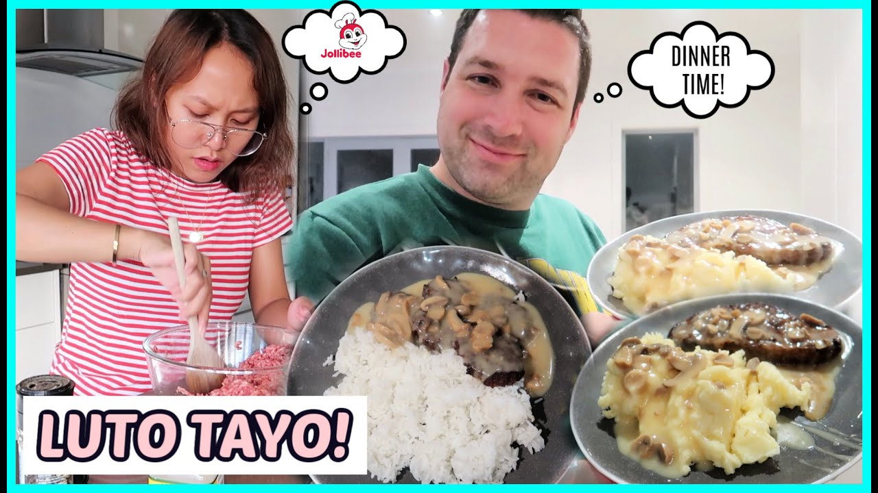 LUTO TAYO! BURGER STEAK ALA JOLLIBEE! ANG HATOL NI MISTER! ❤️ | rhazevlogs