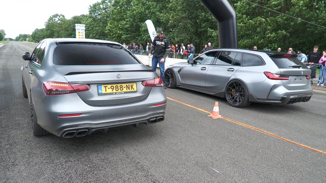 Modified Cars Drag Racing - R8 V10 vs 992 Turbo S vs Giulia Quadrifoglio vs M5 F90 Competition