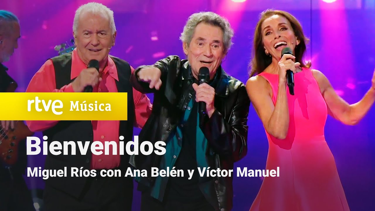 Miguel Ríos con Ana Belén y Víctor Manuel - 