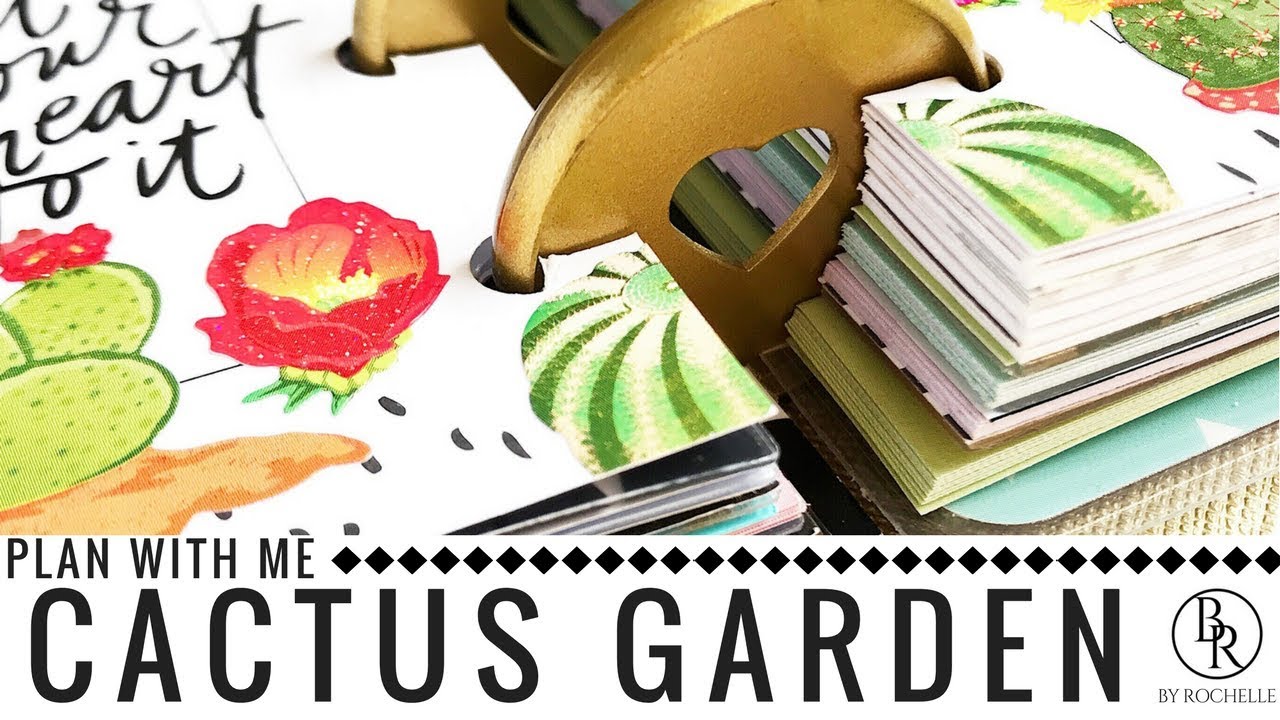 Plan with Me: Cactus Quote Garden | Plans by Rochelle