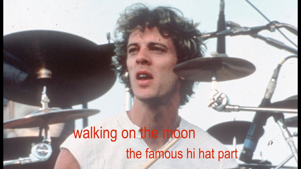 Walking on the moon - the famous hi hat part  - overview and break down.