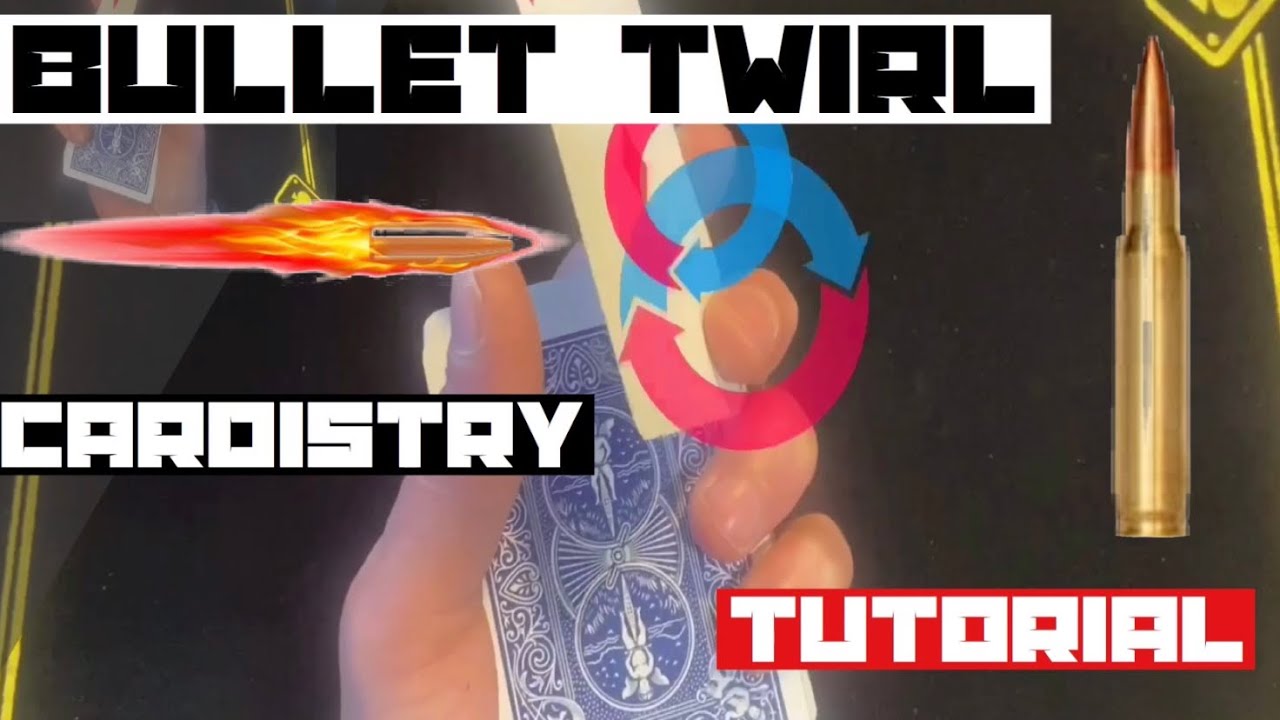 Bullet twirl(Tuto cardistry en français)