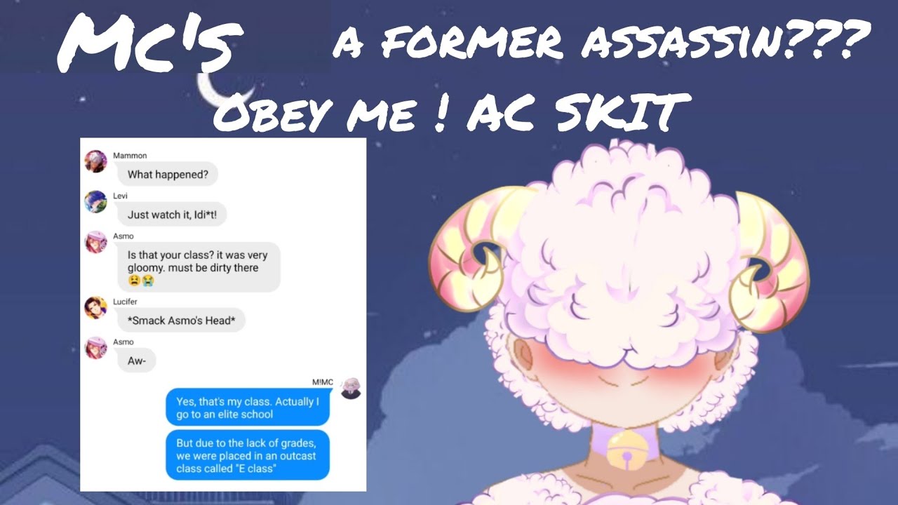 Obey me texts: Mc is a former assassin??? Obey me ! AC SKIT