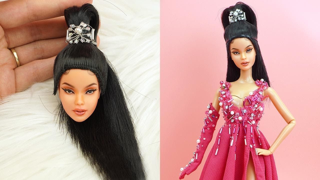 10 DIY Barbie Hacks To Look Like Famous Celebs | Nicki Minaj, Karol G 
