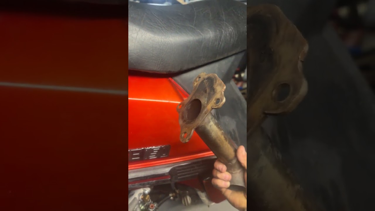 TURBO HONDA SCOOTER GET AN EXHAUST PT 2! #fueltech #turbo #scooter #muffler