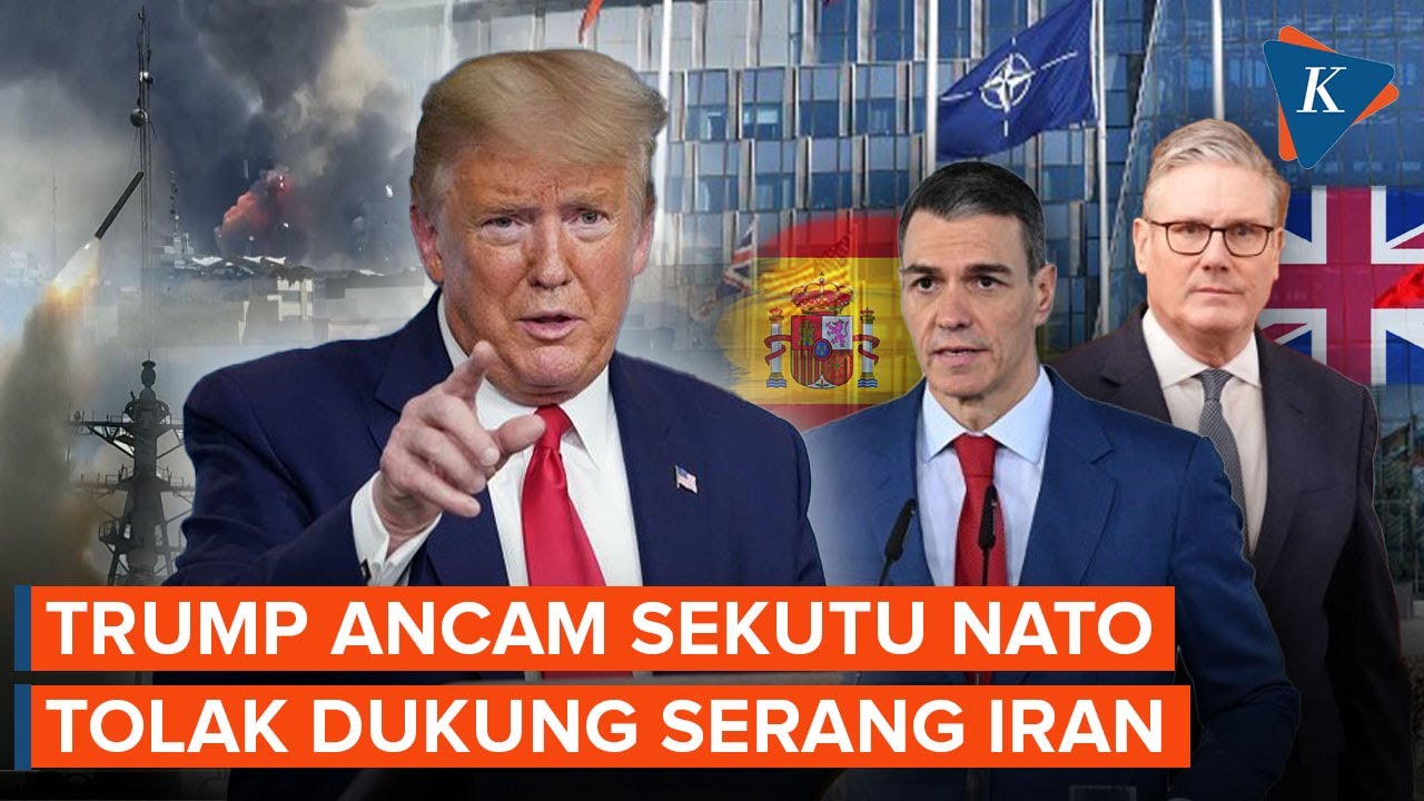 Trump Ancam Putus Dagang, Dua Sekutu NATO Tolak Pangkalan untuk Serang Iran