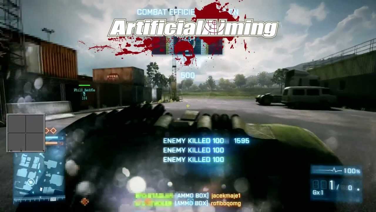 Battlefield 3 - Most powerful weapons (Artificial Aiming)