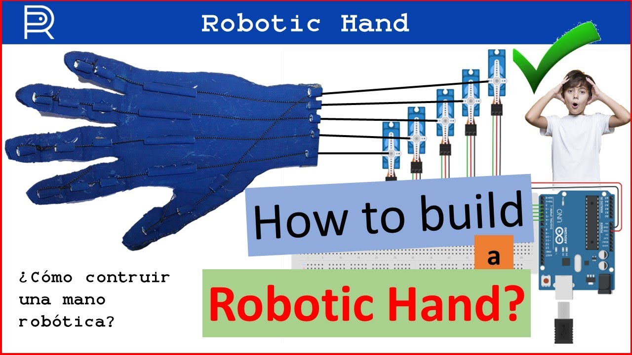 ✅🖐🏻#ШАРНИРНАЯ #РОБОТИЧЕСКАЯ РУКА, управляемая #ARDUINO, картоном и серводвигателями — ШАГ за ШАГО...