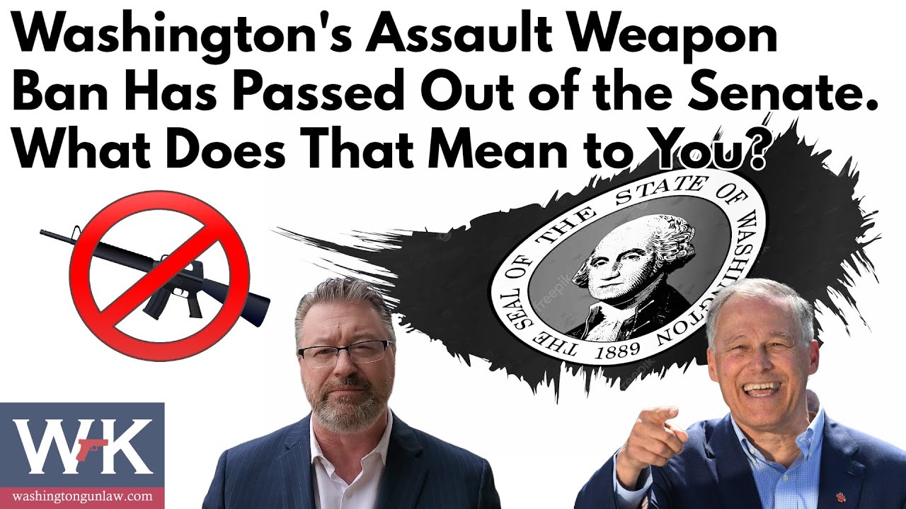 Washington's Assault Weapon Ban Has Passed Out of the Senate.  What Does That Mean to You?